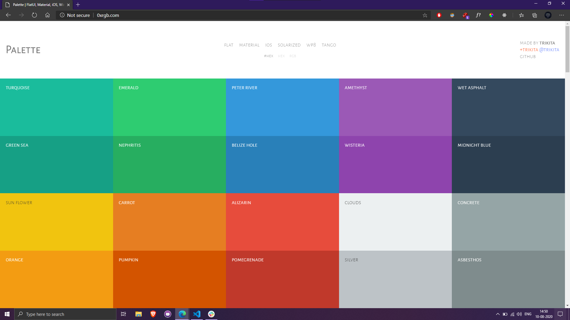 Best Color Palette Generators Html Color Codes